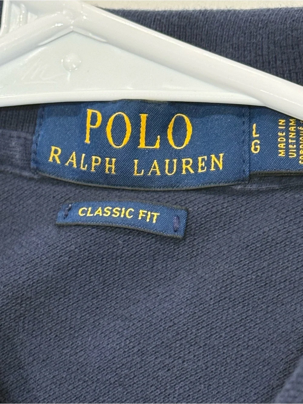 Polo Ralph Lauren Polo Shirt Men Large Blue Classic Fit